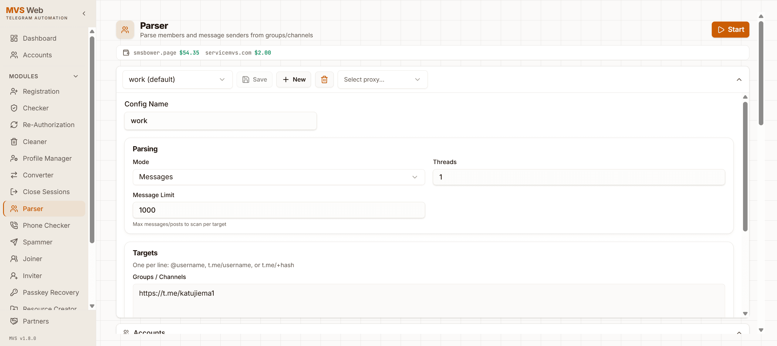 Audience Parser